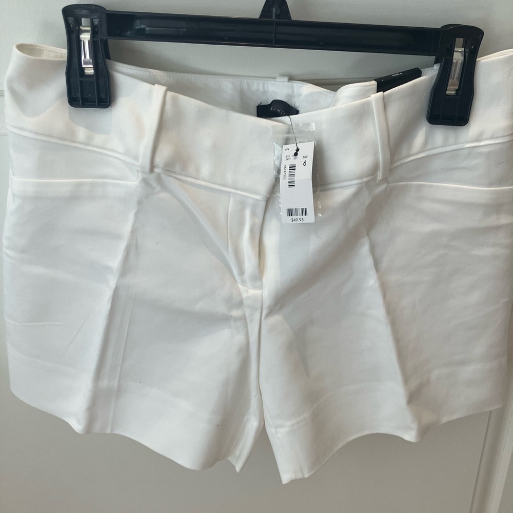 The Limited Women's High Waist White Shorts